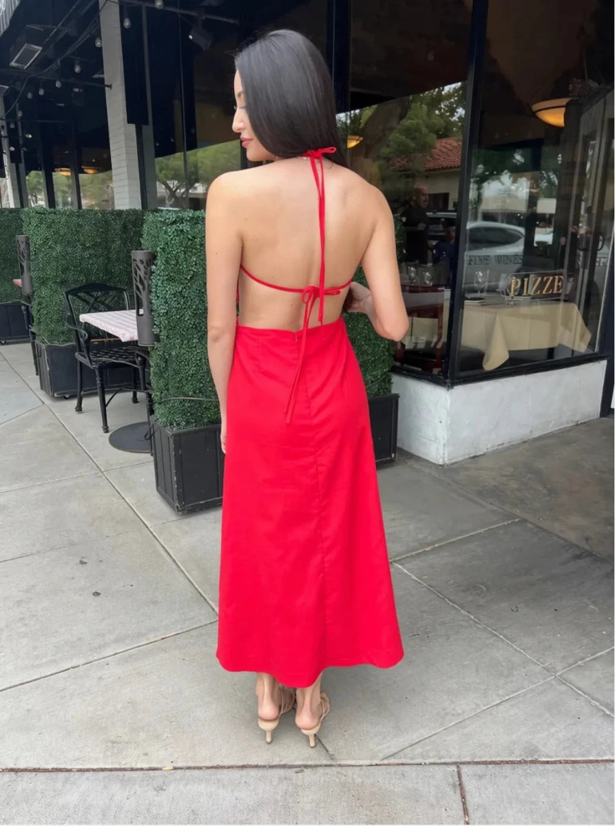 Dalia Linen Dress - The Giving