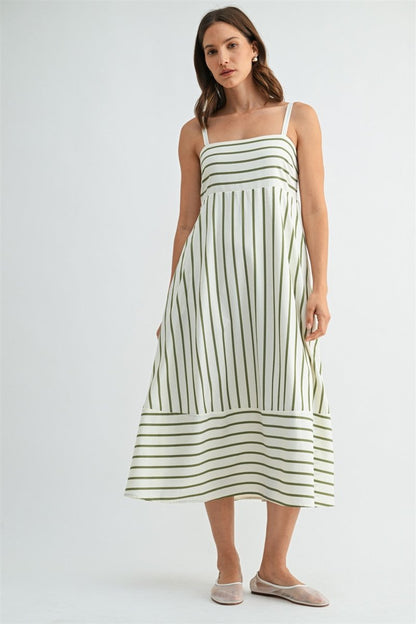 Day Glam Striped Dress - The Giving