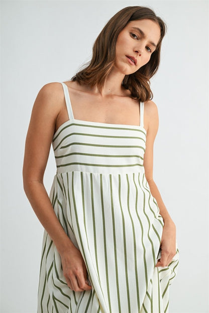 Day Glam Striped Dress - The Giving