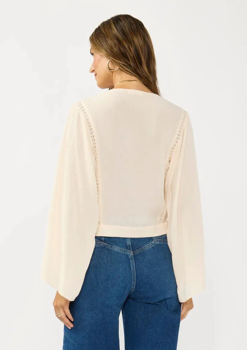 Diana Front Tie Blouse - The Giving