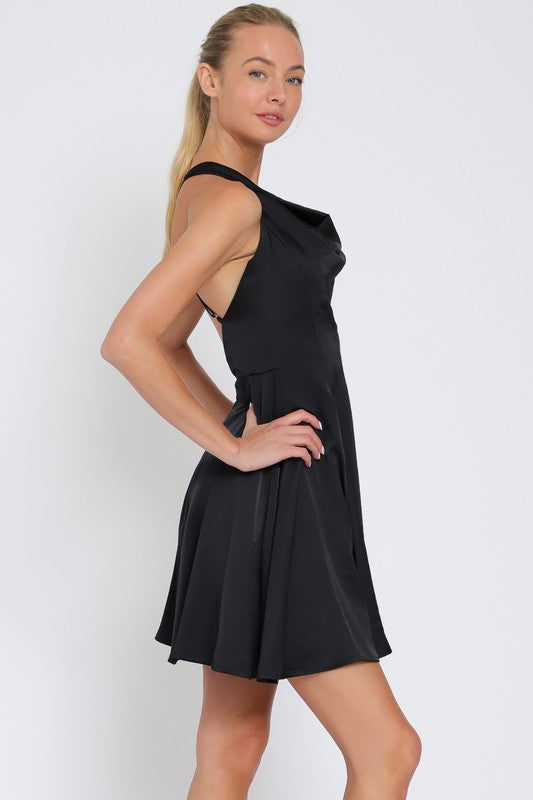Dollie Satin Mini Dress