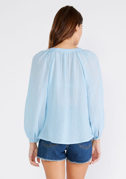 Natalia Smocked Neck Blouse