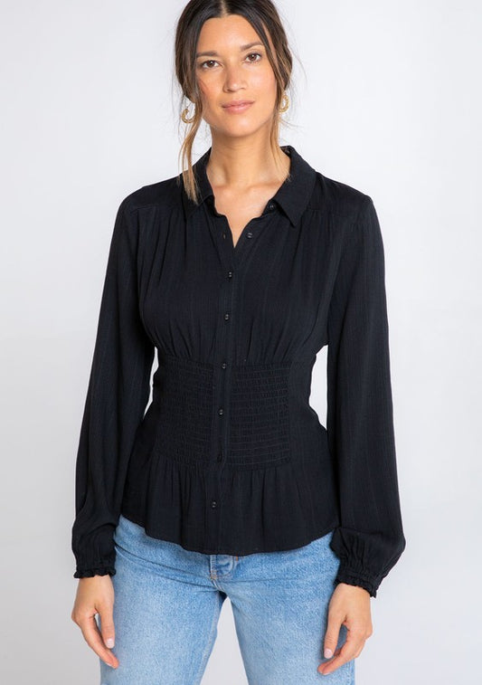 Georgia Jacquard Blouse