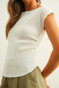 Grazia Ribbed Top