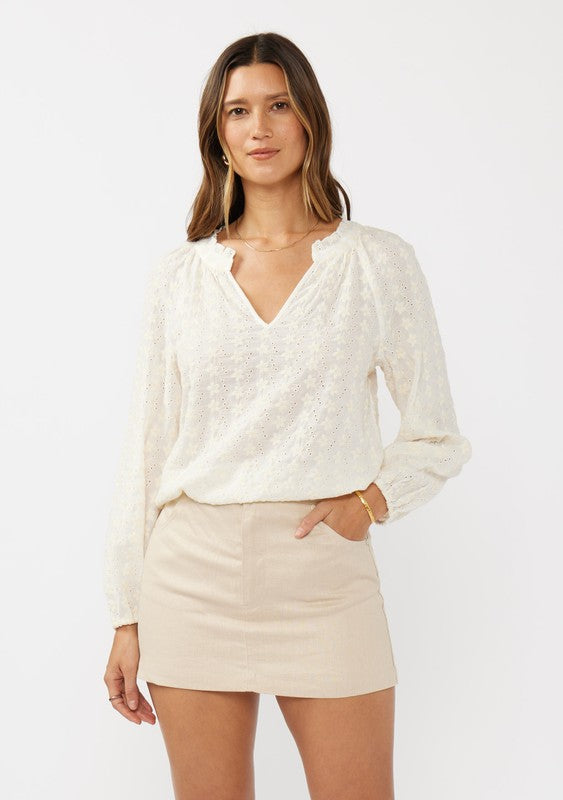 Karina Eyelet Blouse