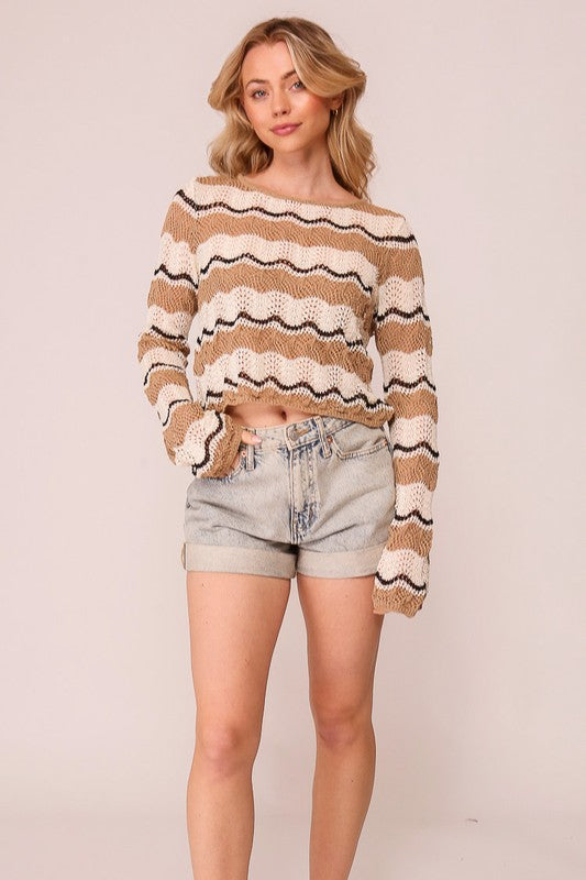 Maleah Cropped Sweater