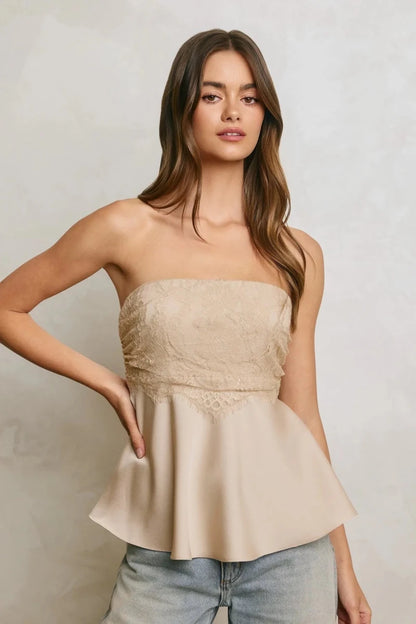 Michelle Strapless Top - The Giving