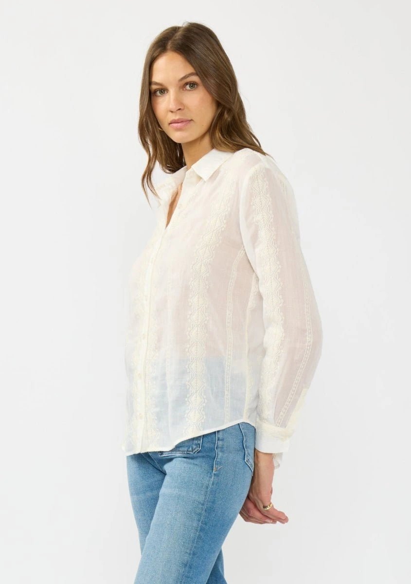 Petra White Top - The Giving