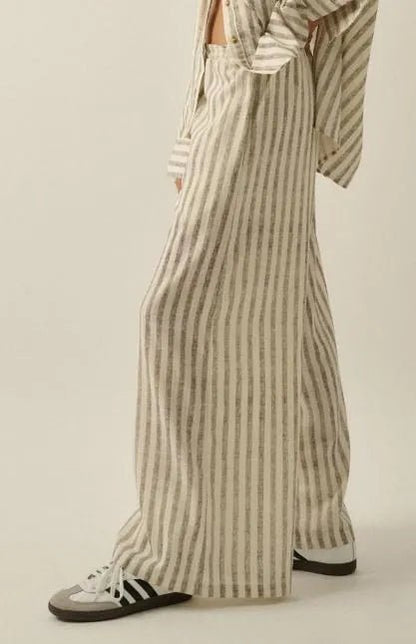 Ramona Striped Pants - The Giving