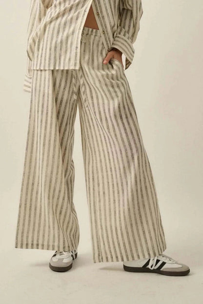 Ramona Striped Pants - The Giving
