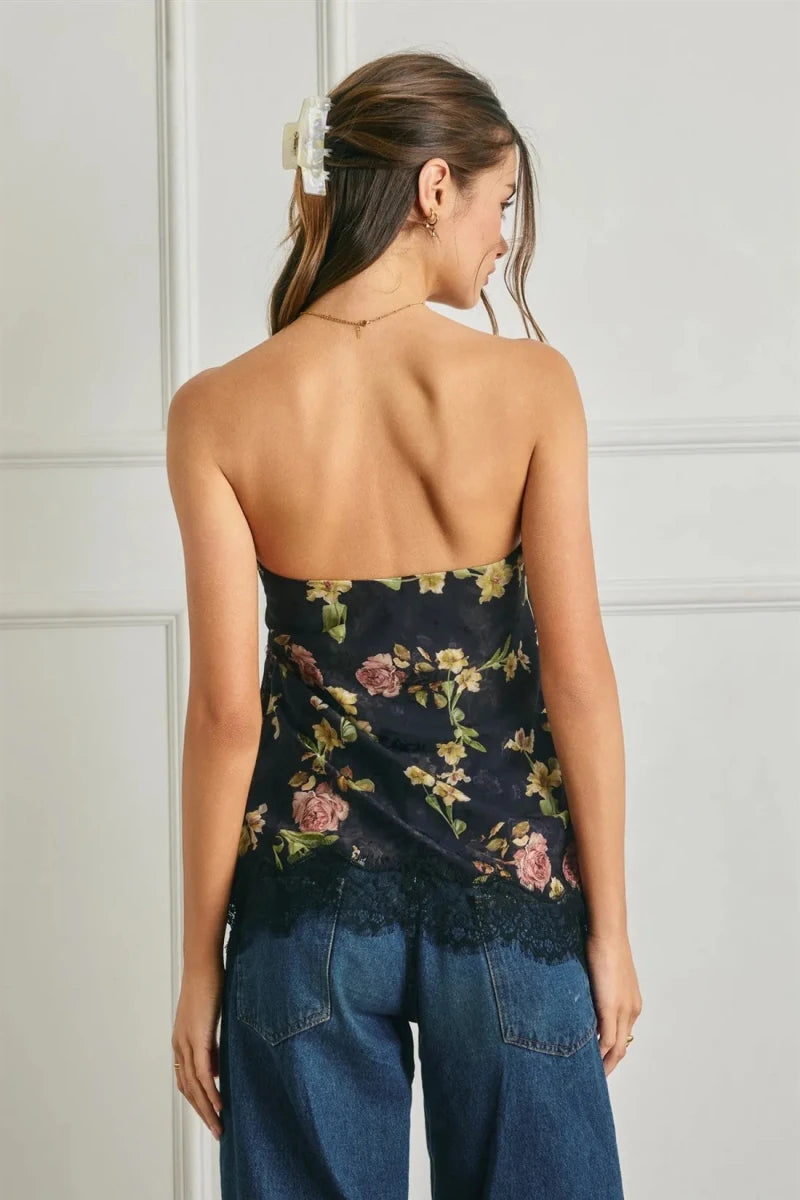 Raquel Rose Tube Top - The Giving