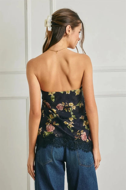 Raquel Rose Tube Top - The Giving