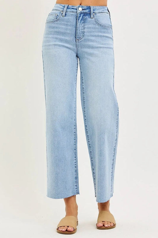 Risen Wide Leg Jeans - The Giving