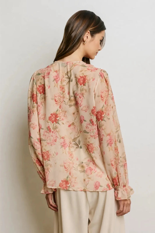 Rosetta Chiffon Blouse - The Giving