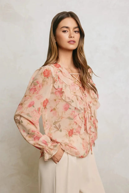 Rosetta Chiffon Blouse - The Giving