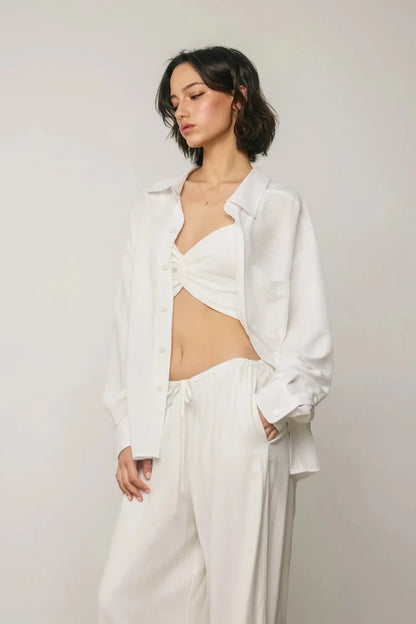 Shiloh Linen Top - The Giving