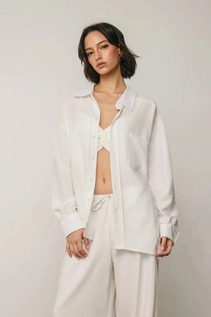 Shiloh Linen Top - The Giving