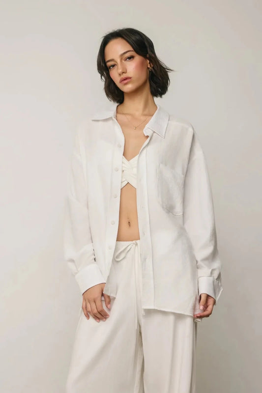 Shiloh Linen Top - The Giving