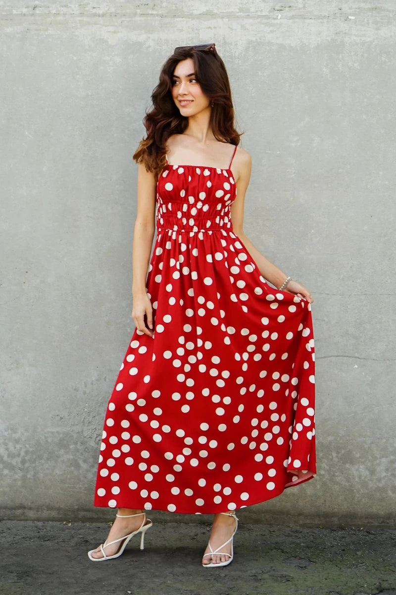 Simone Polka Dot Dress - The Giving
