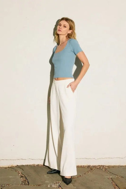 Stella Wide Leg Pants - The Giving