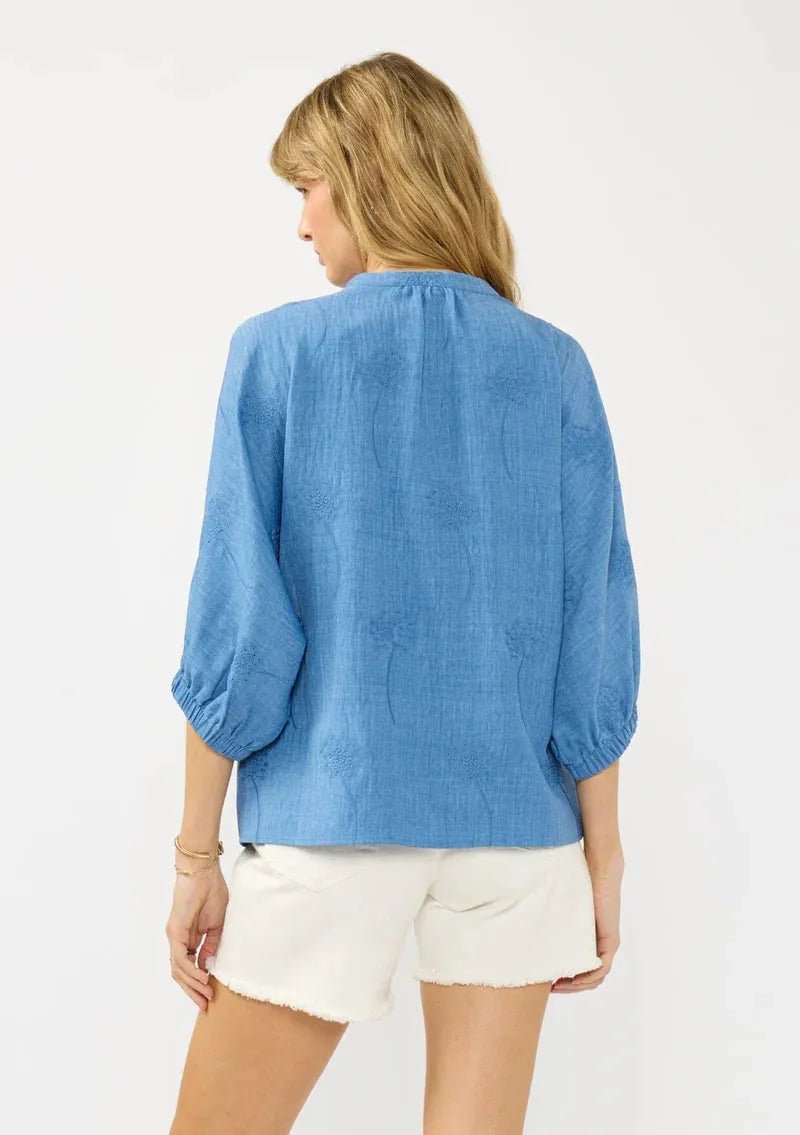 Stephanie Button Down Blouse - The Giving