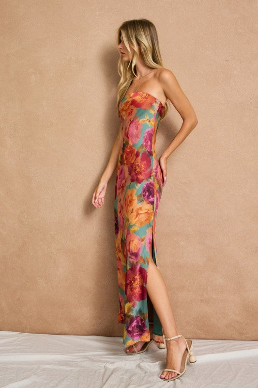 Flora Strapless Dress